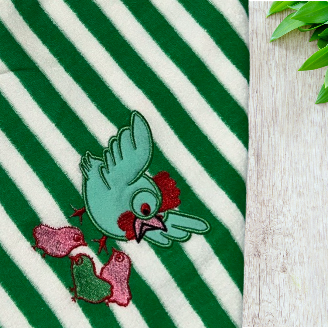 Baby Towel Terry Knitted Stripes