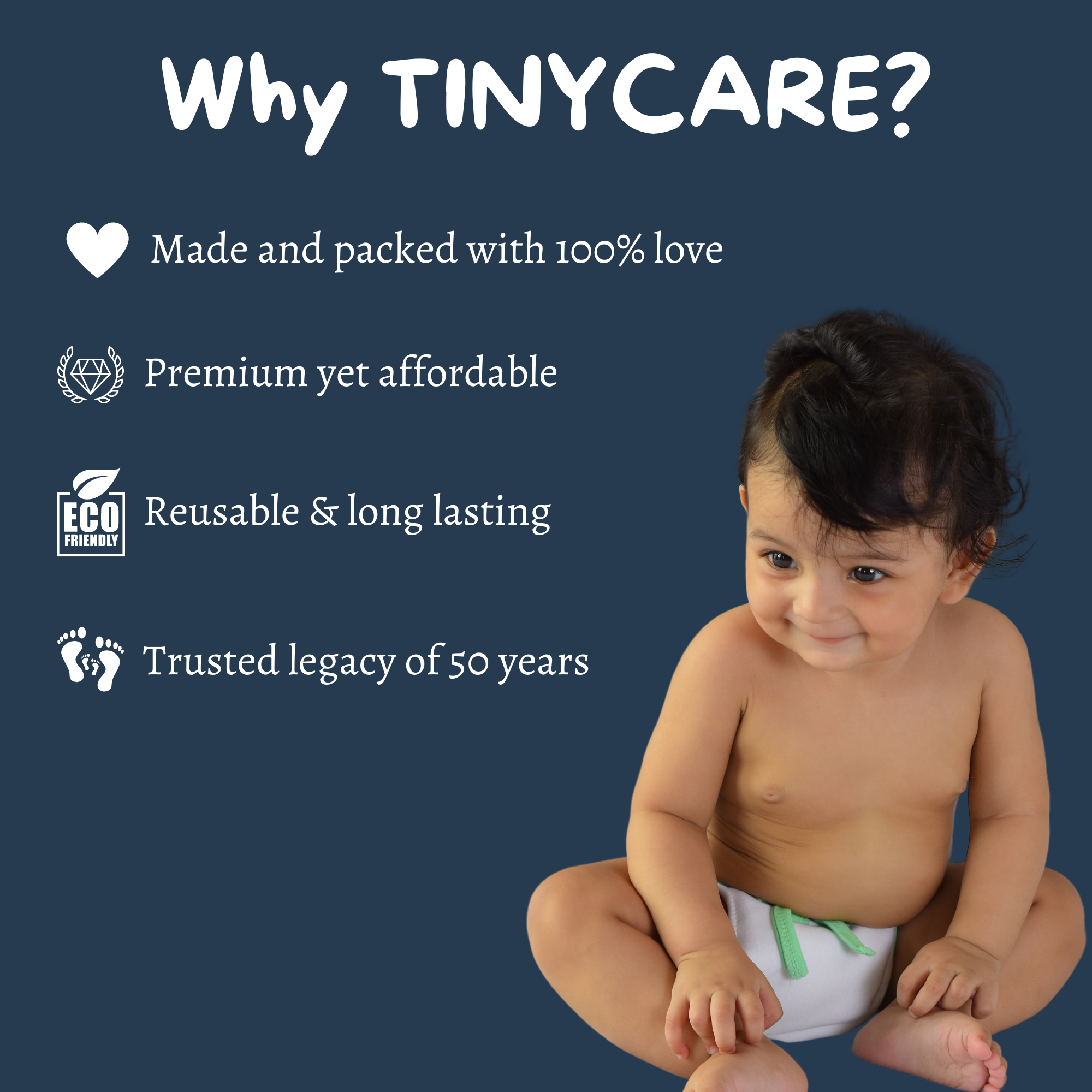 Tinycare Printed Basic Langot (Pack of 5)