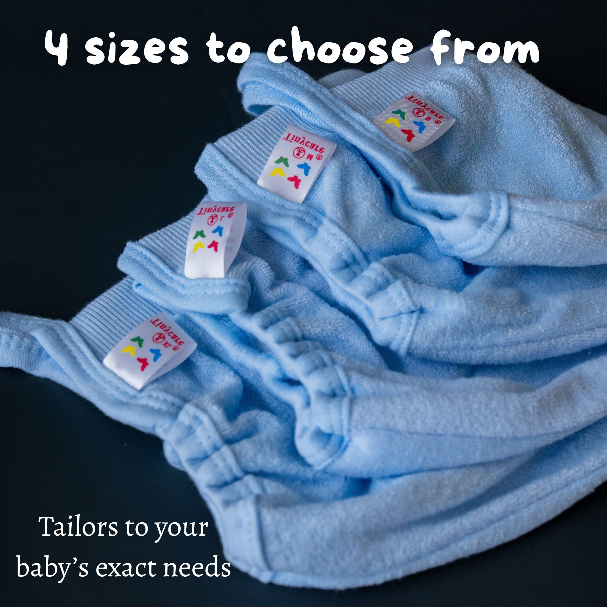TinyCare Breathable Terry Baby Caps (Pack Of 3)