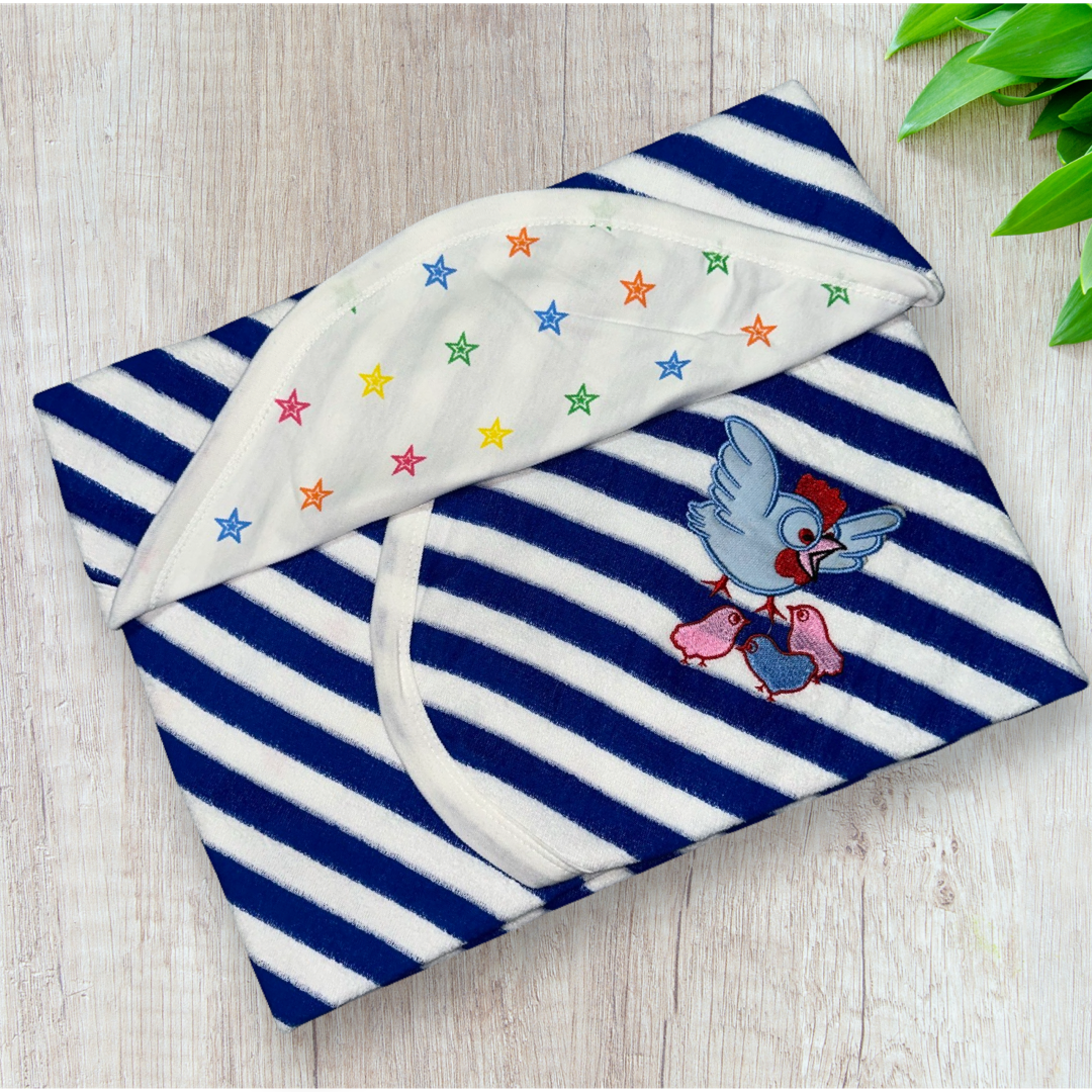 Baby Towel Terry Knitted Stripes