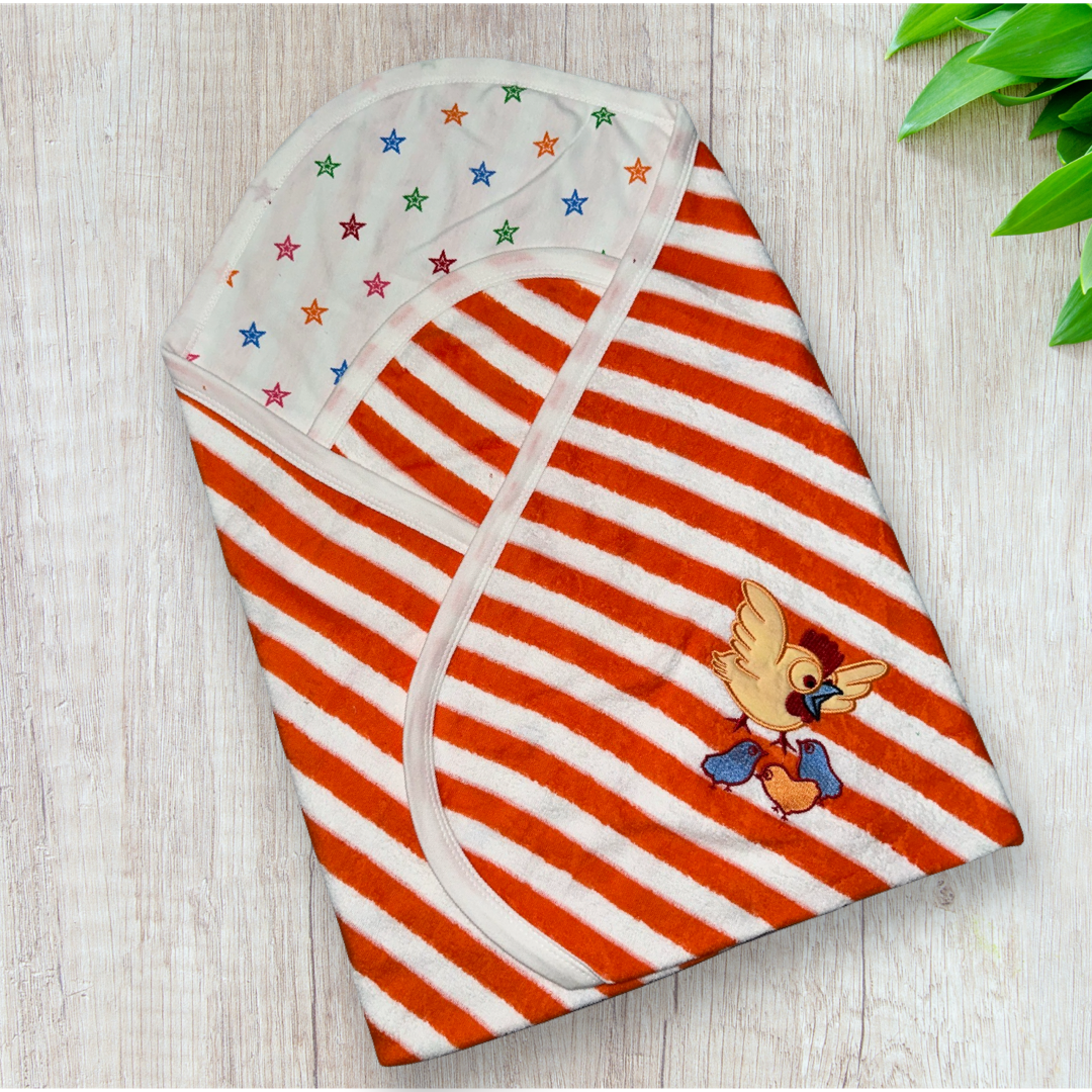 Baby Towel Terry Knitted Stripes
