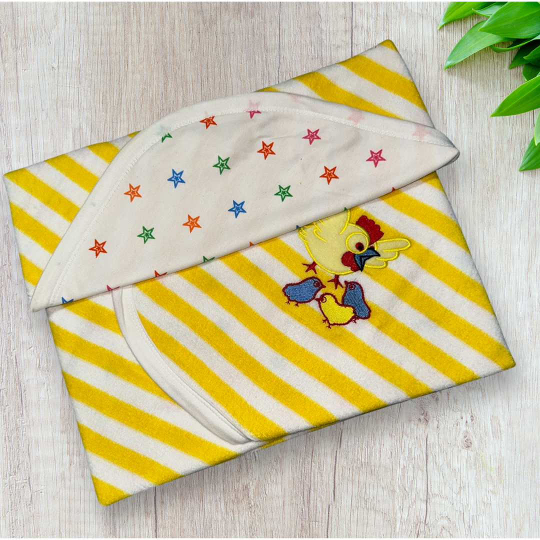 Baby Towel Terry Knitted Stripes