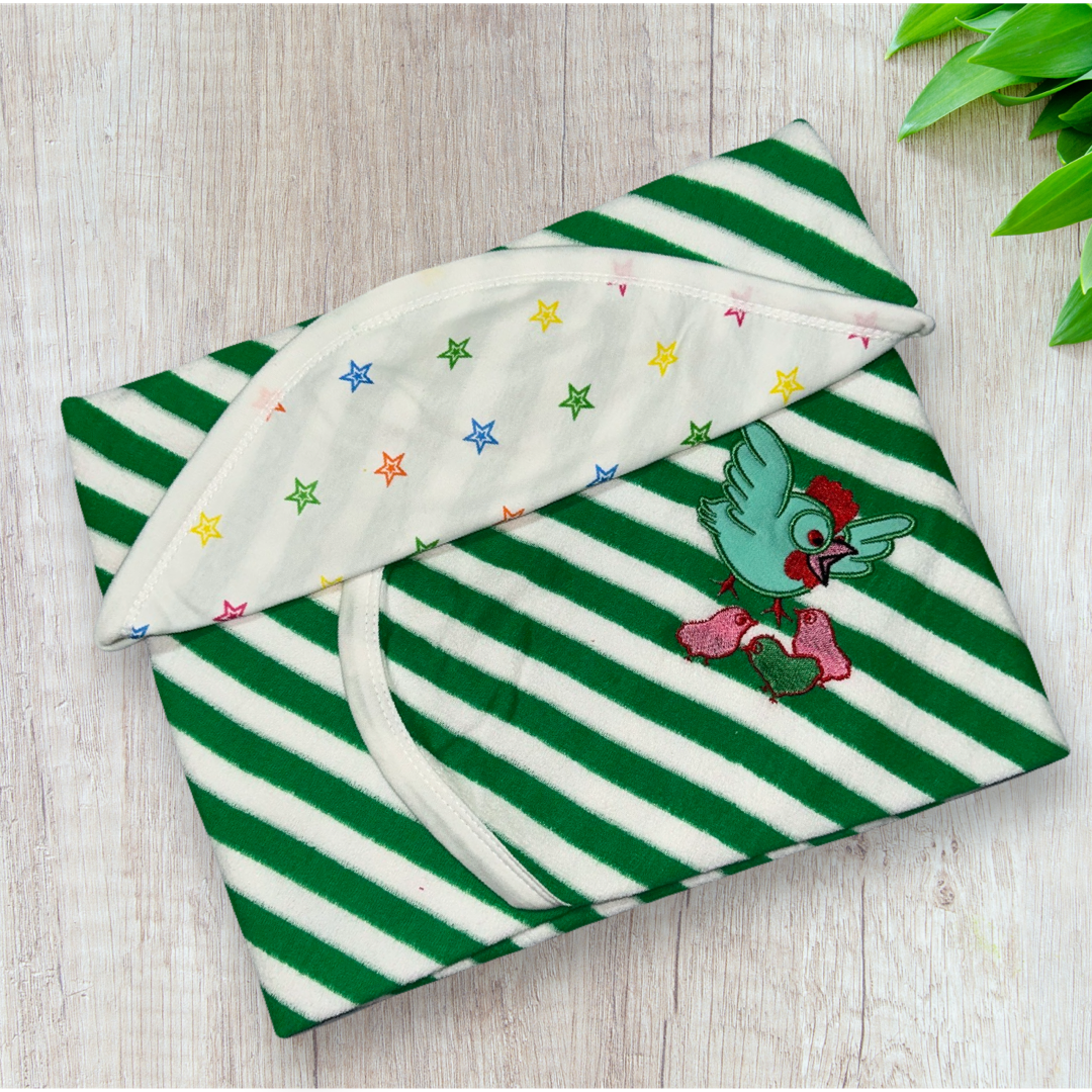 Baby Towel Terry Knitted Stripes