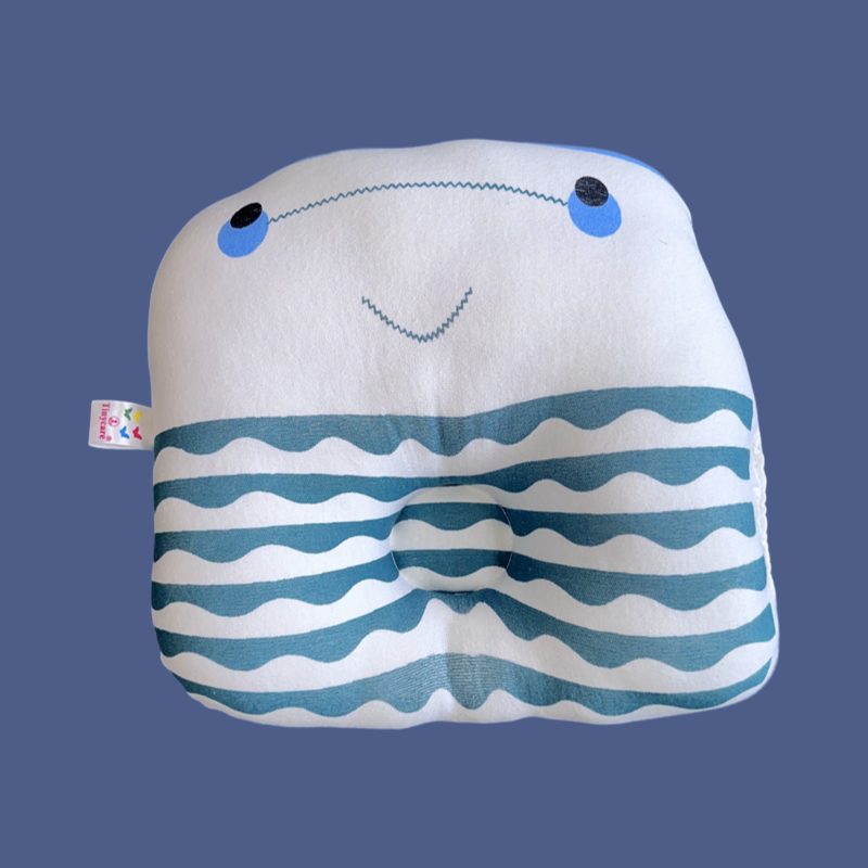 Baby Head-Shaping Pillow pop ( soft knitted fabric )