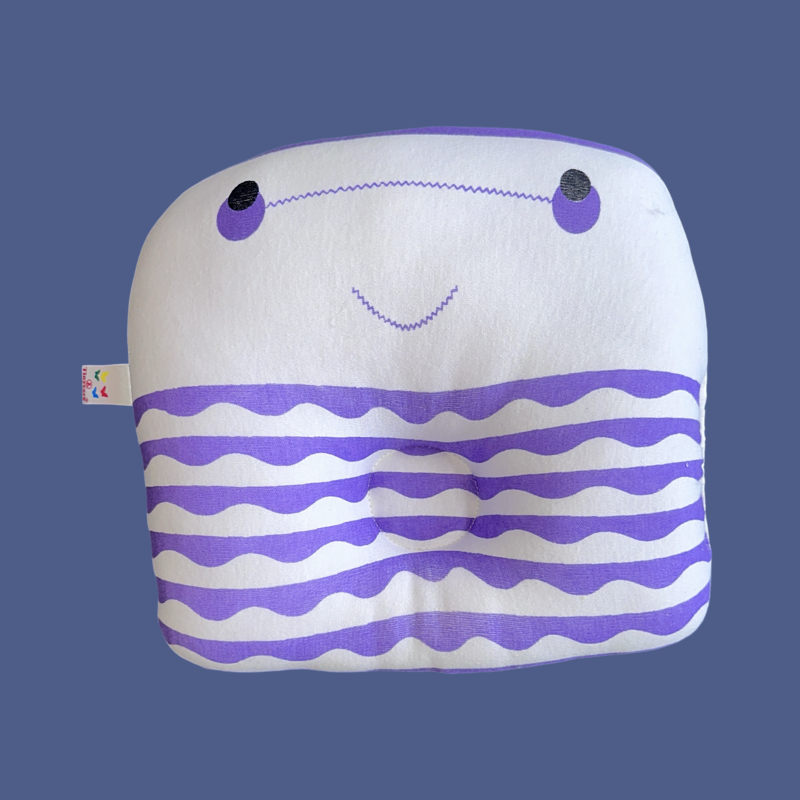Baby Head-Shaping Pillow pop ( soft knitted fabric )