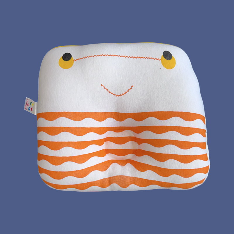 Baby Head-Shaping Pillow pop ( soft knitted fabric )