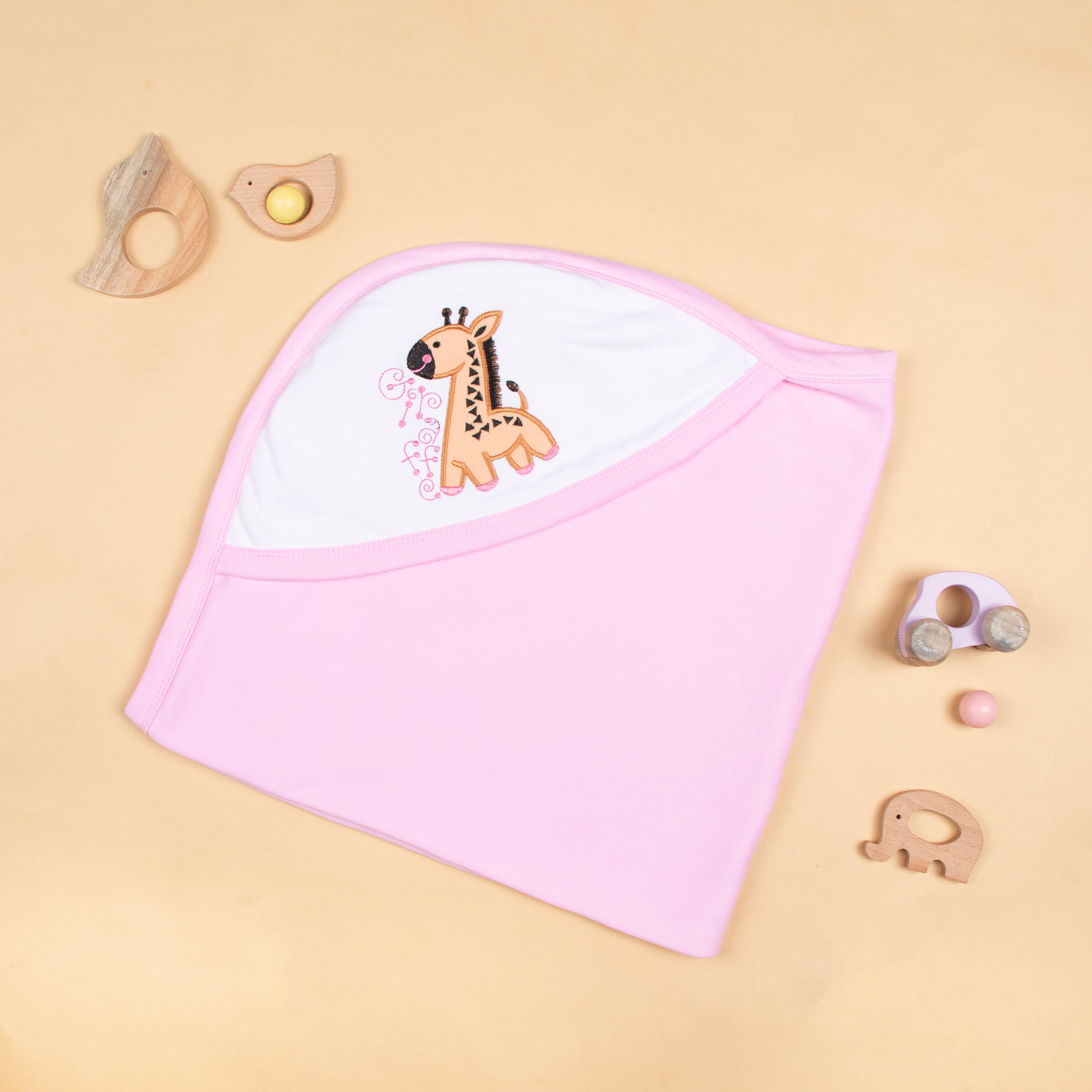 Baby Hooded Towel Terry Polka Dots