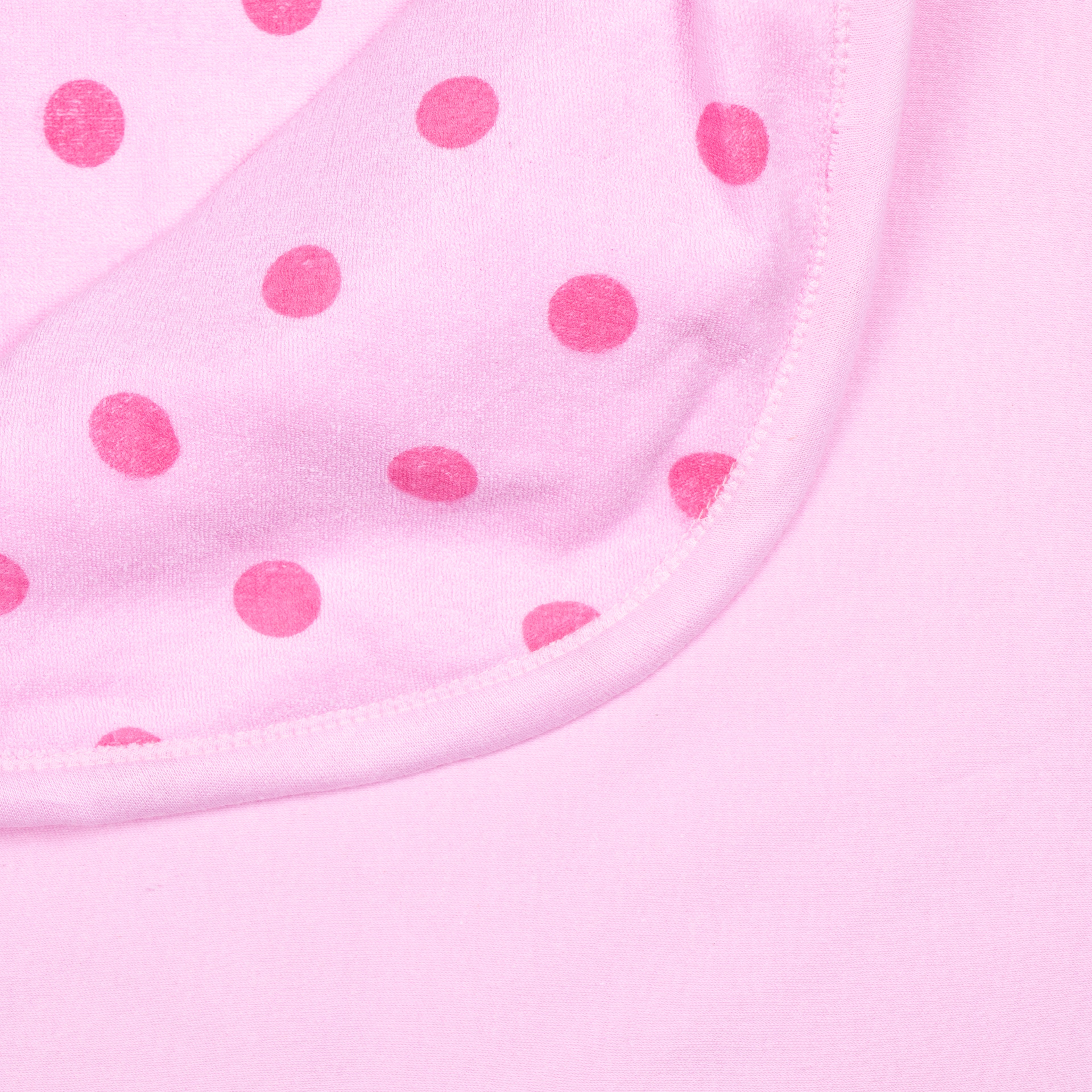 Baby Hooded Towel Terry Polka Dots