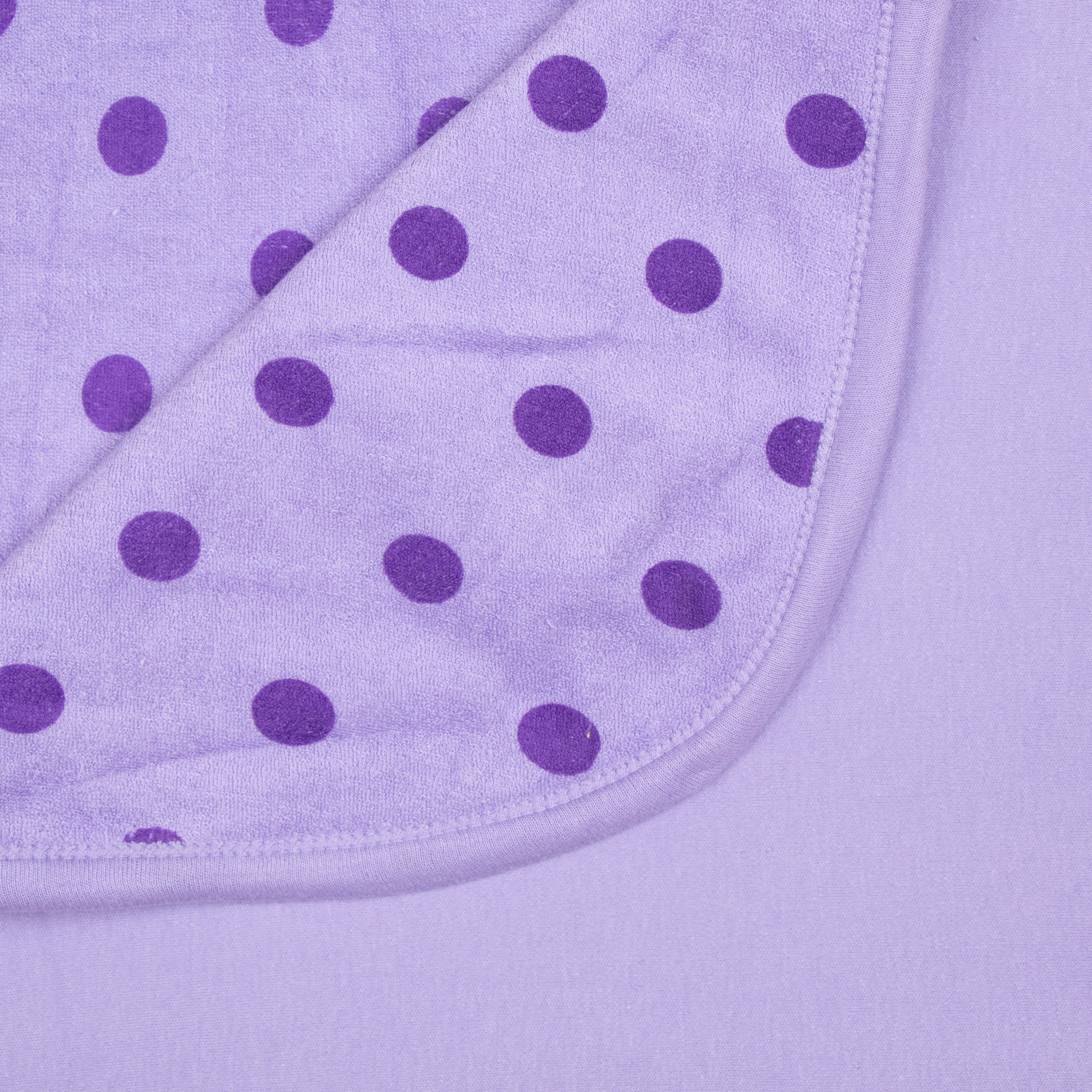 Baby Hooded Towel Terry Polka Dots