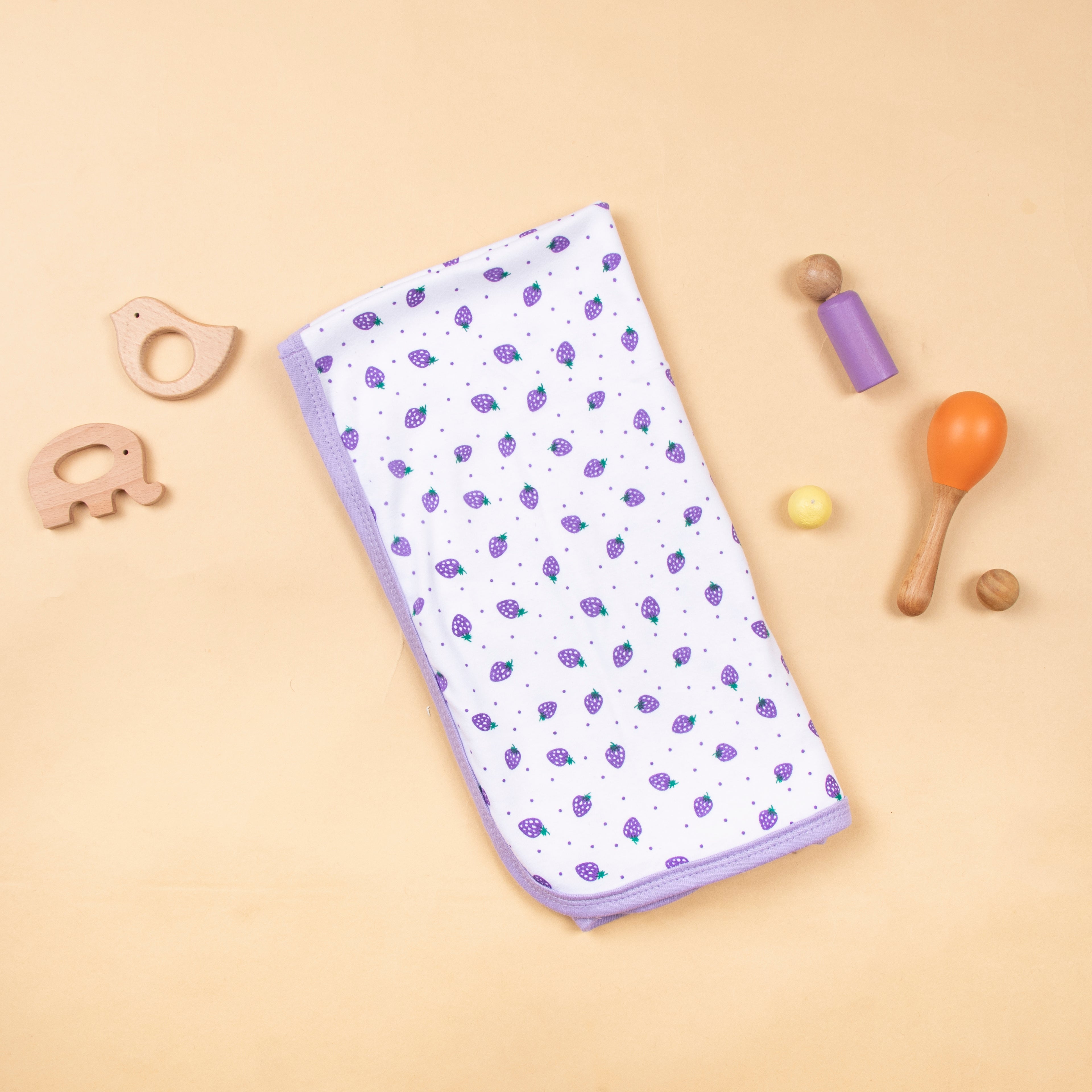 Baby Towel Interlock Printed