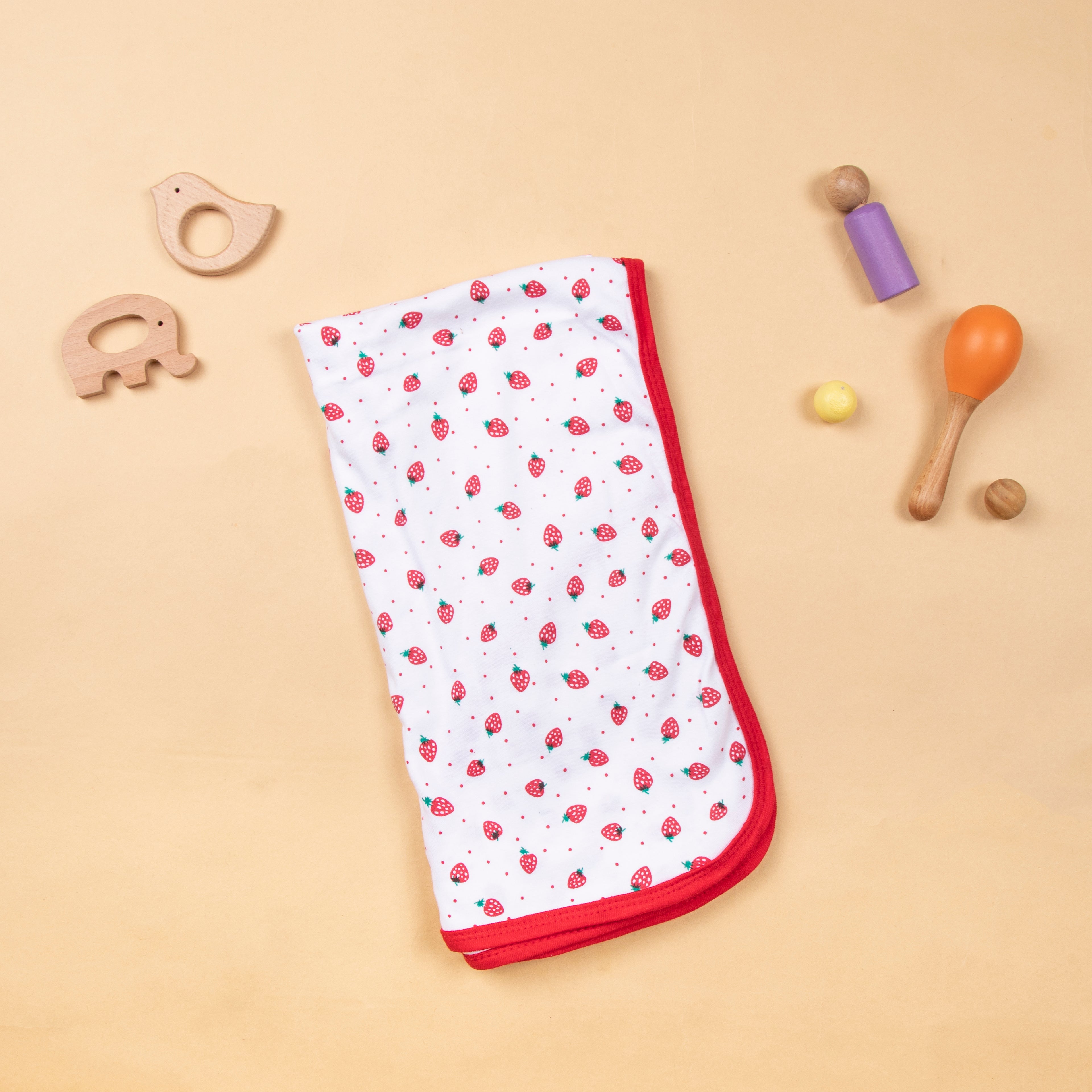 Baby Towel Interlock Printed