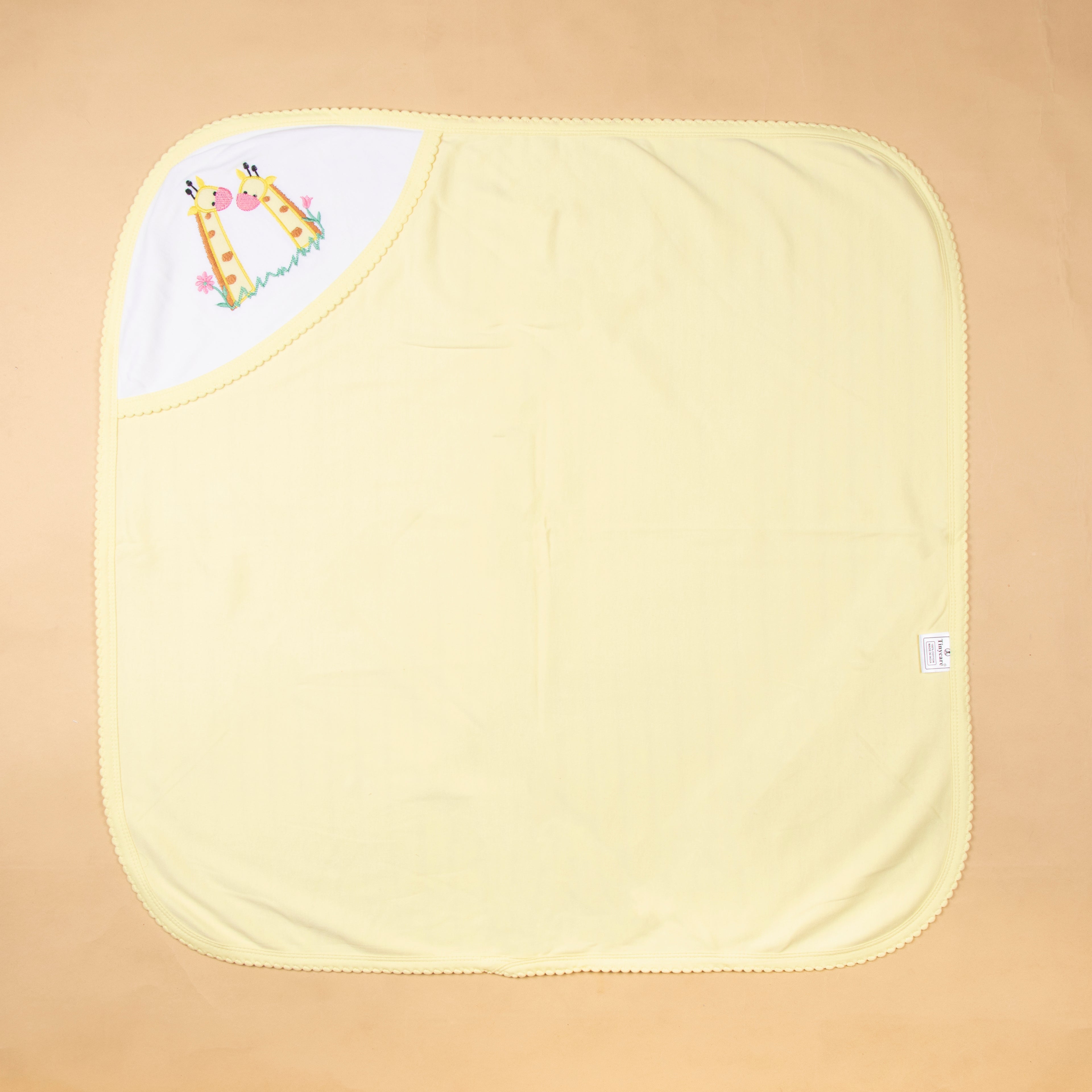 Baby Hooded Towel Interlock Stripes