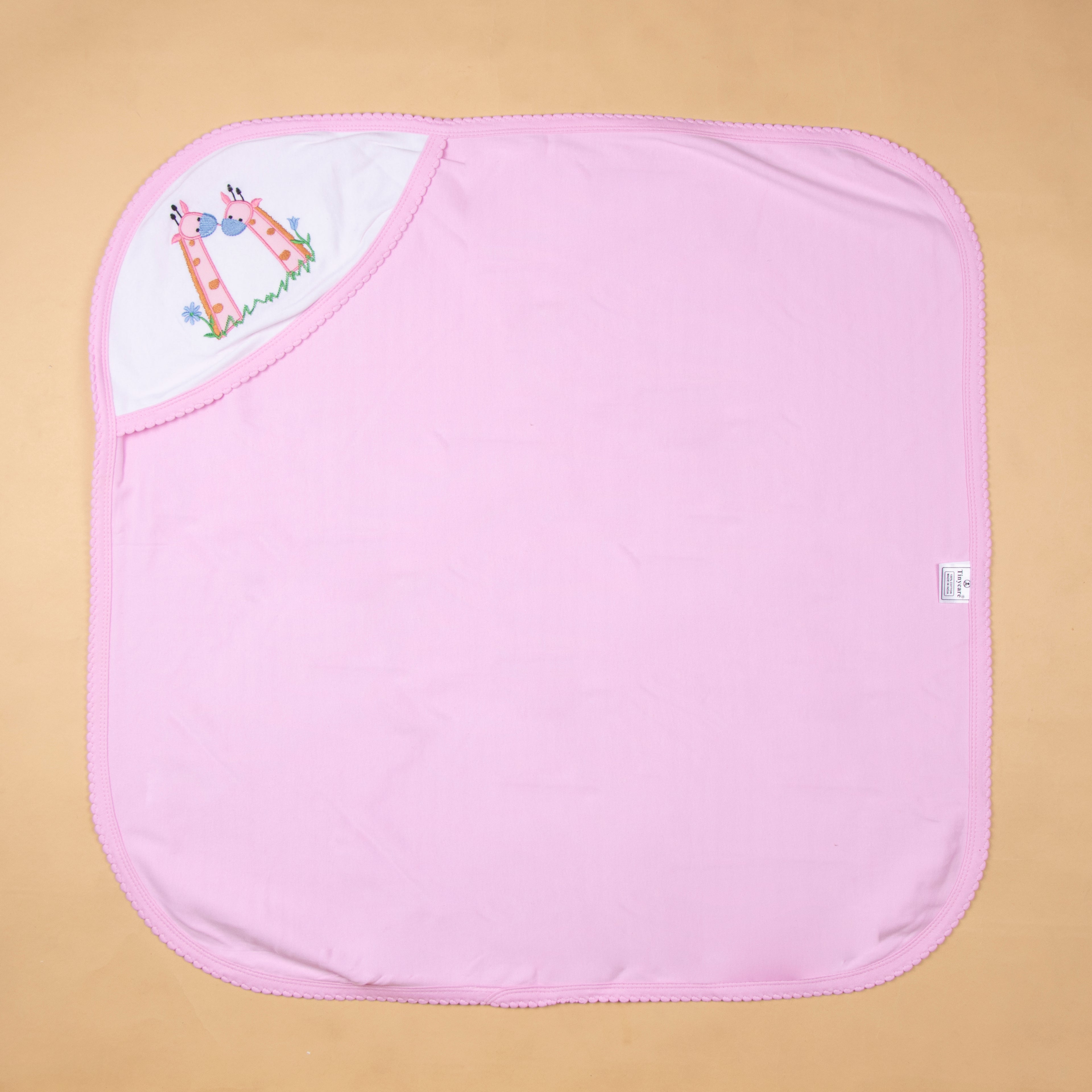 Baby Hooded Towel Interlock Stripes