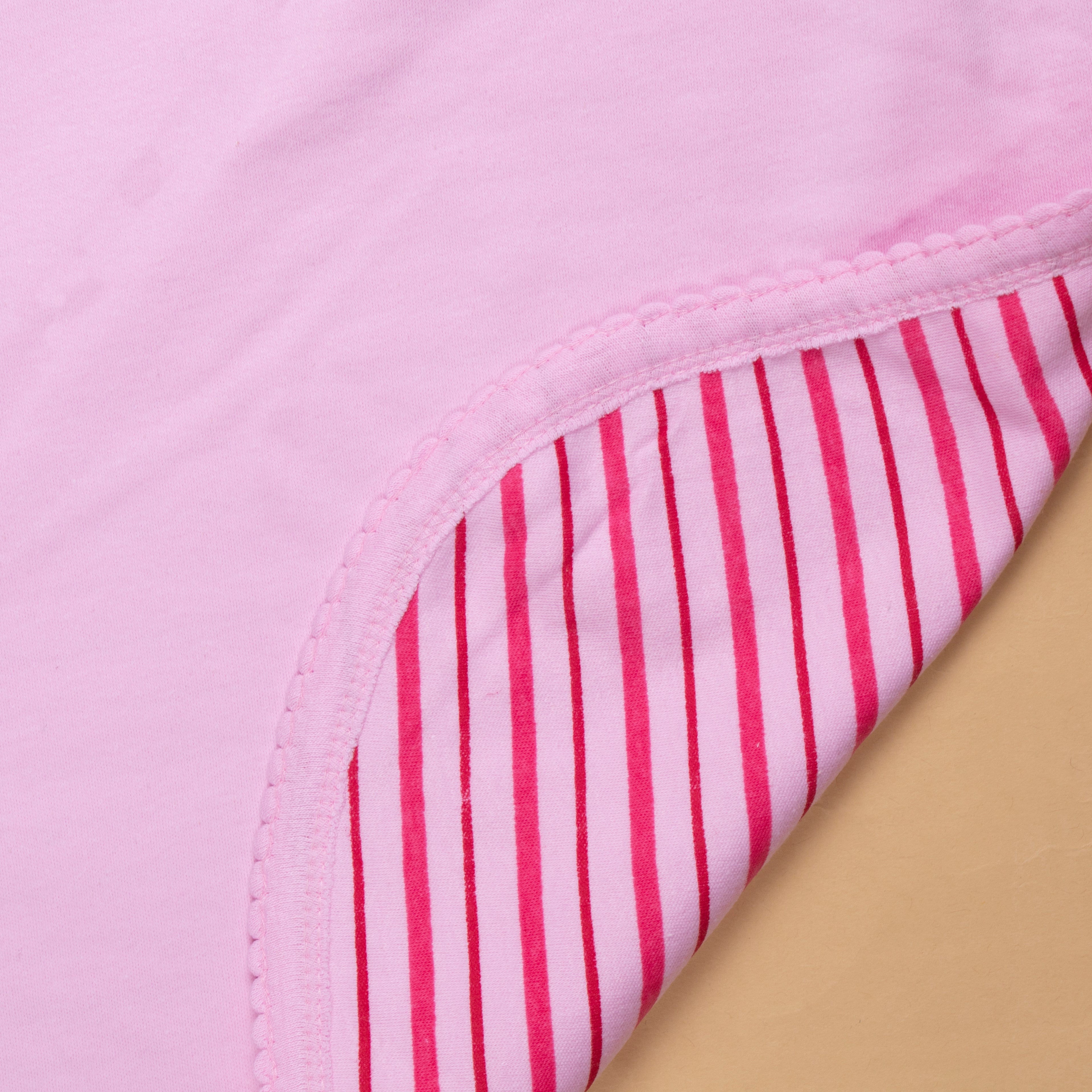 Baby Hooded Towel Interlock Stripes