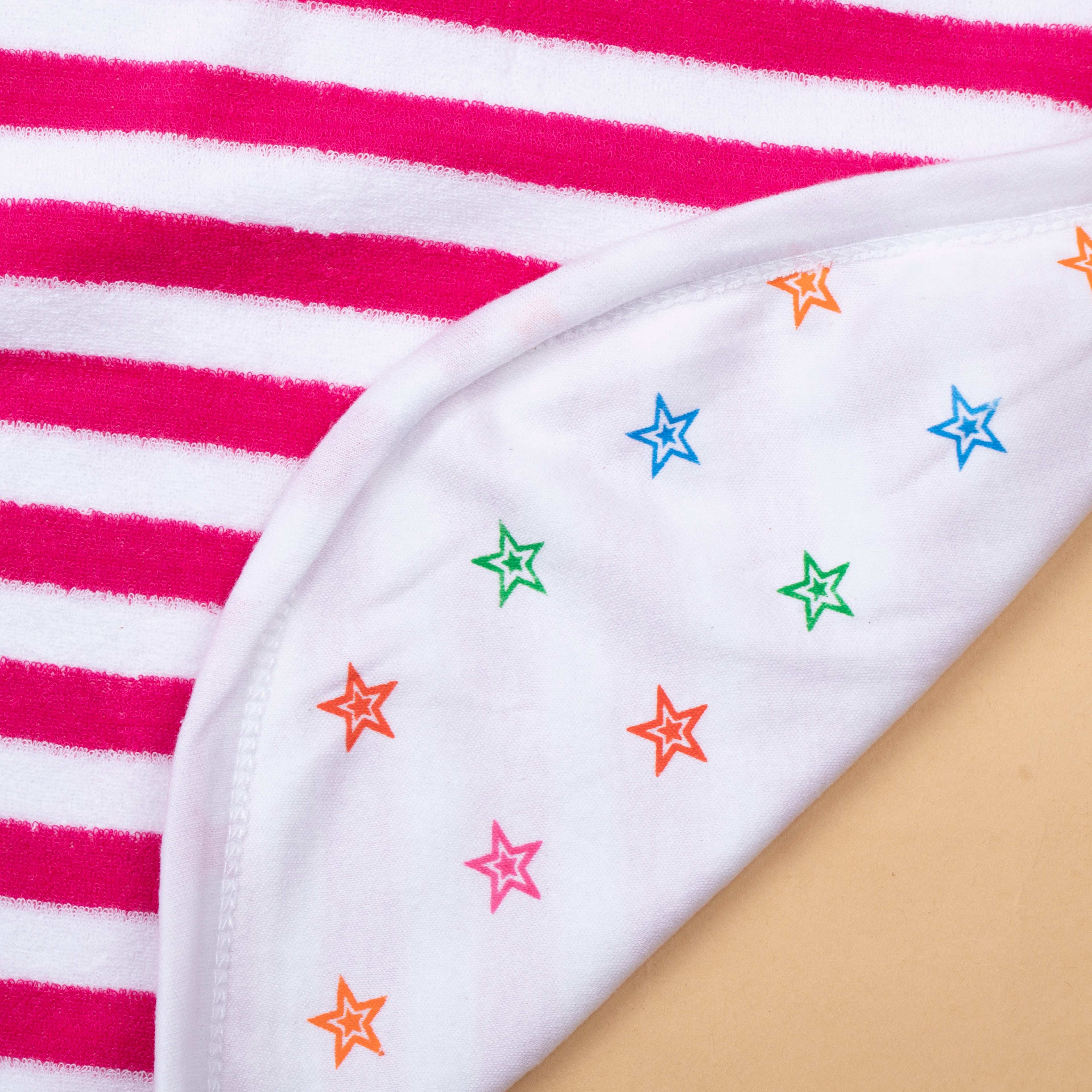 Baby Towel Terry Knitted Stripes
