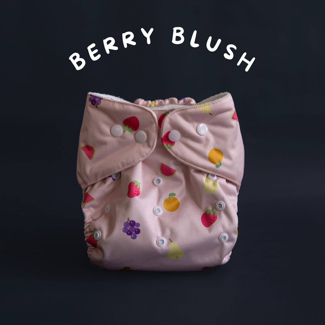 Tinycare Premium Berry Blush All-Night Cloth Diaper