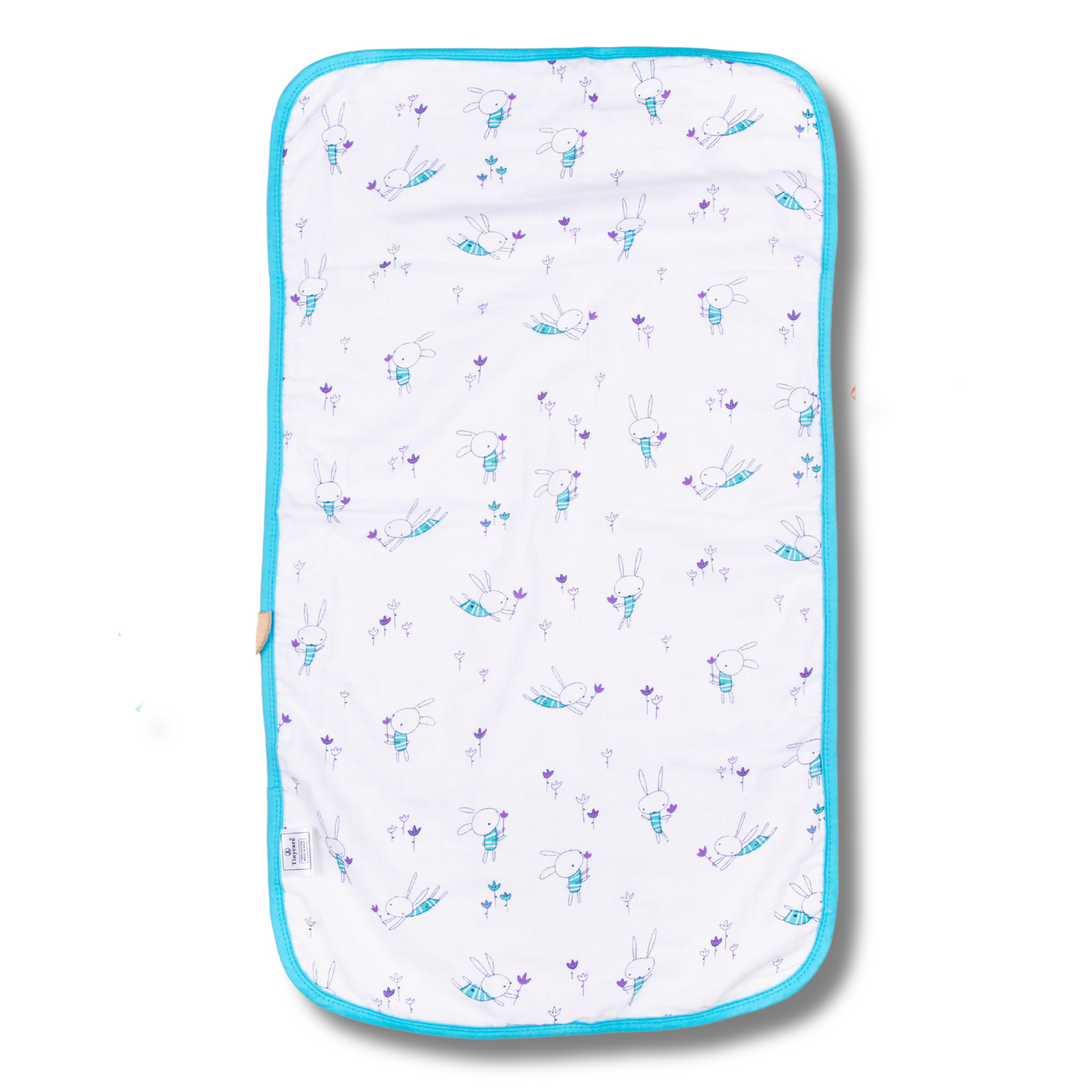 Baby Towel Muslin White Printed