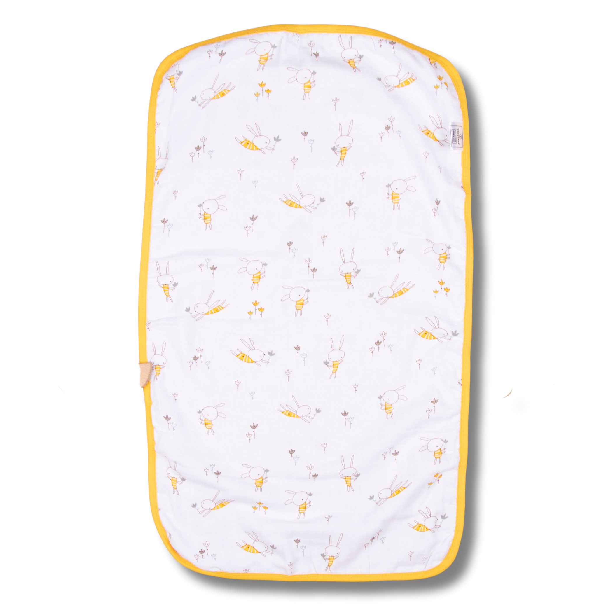 Baby Towel Muslin White Printed