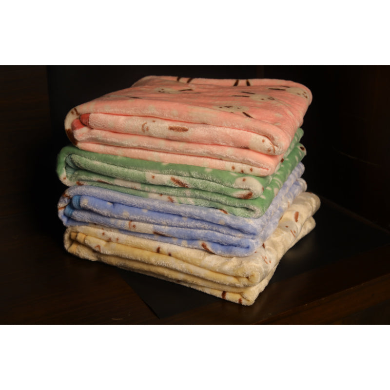 Super Soft Baby Blankets - Rabbit Print