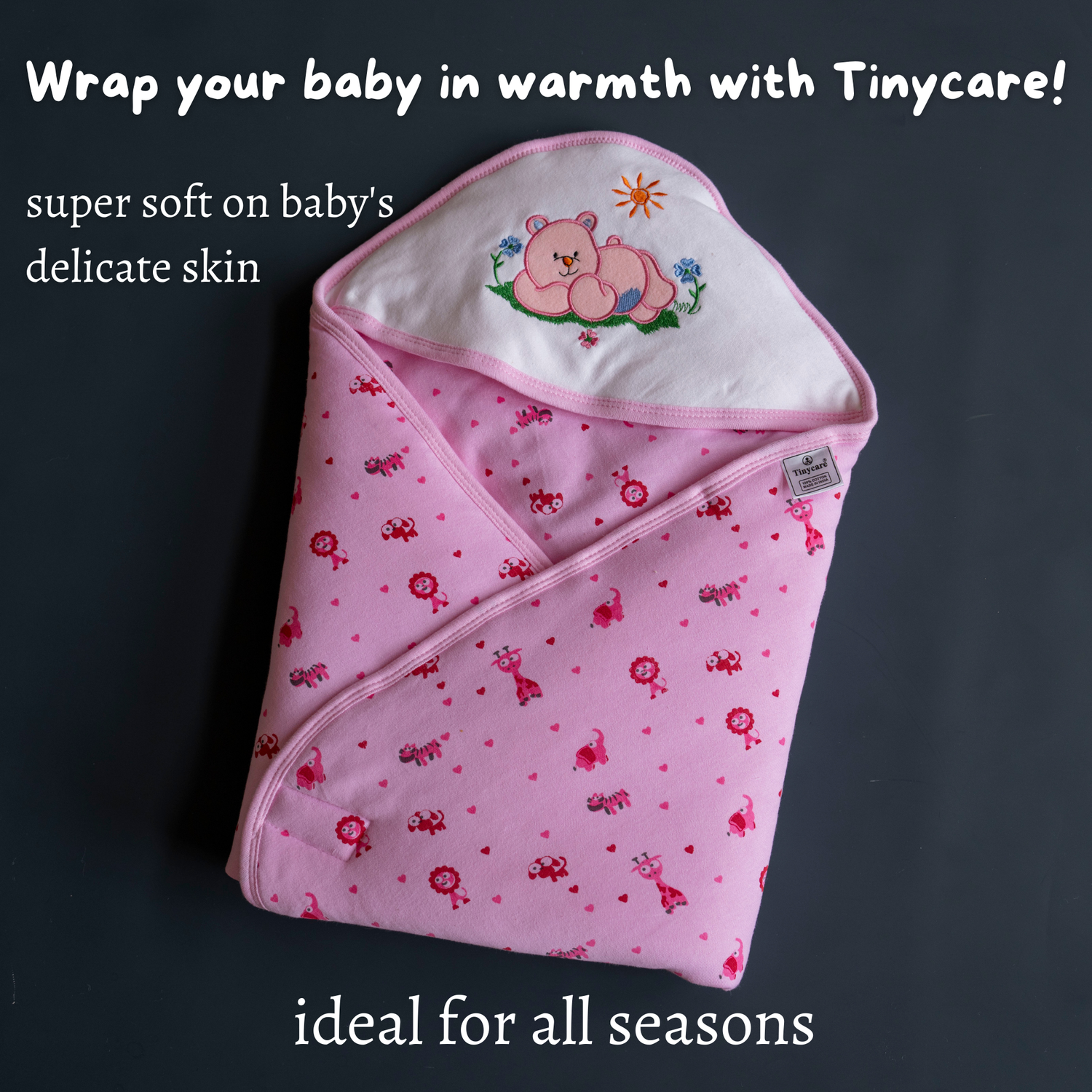 Tinycare All Season Snuggle Fit Baby Wrapper