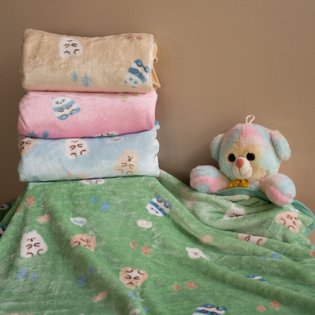 Tinycare Teddy Snug Blanket