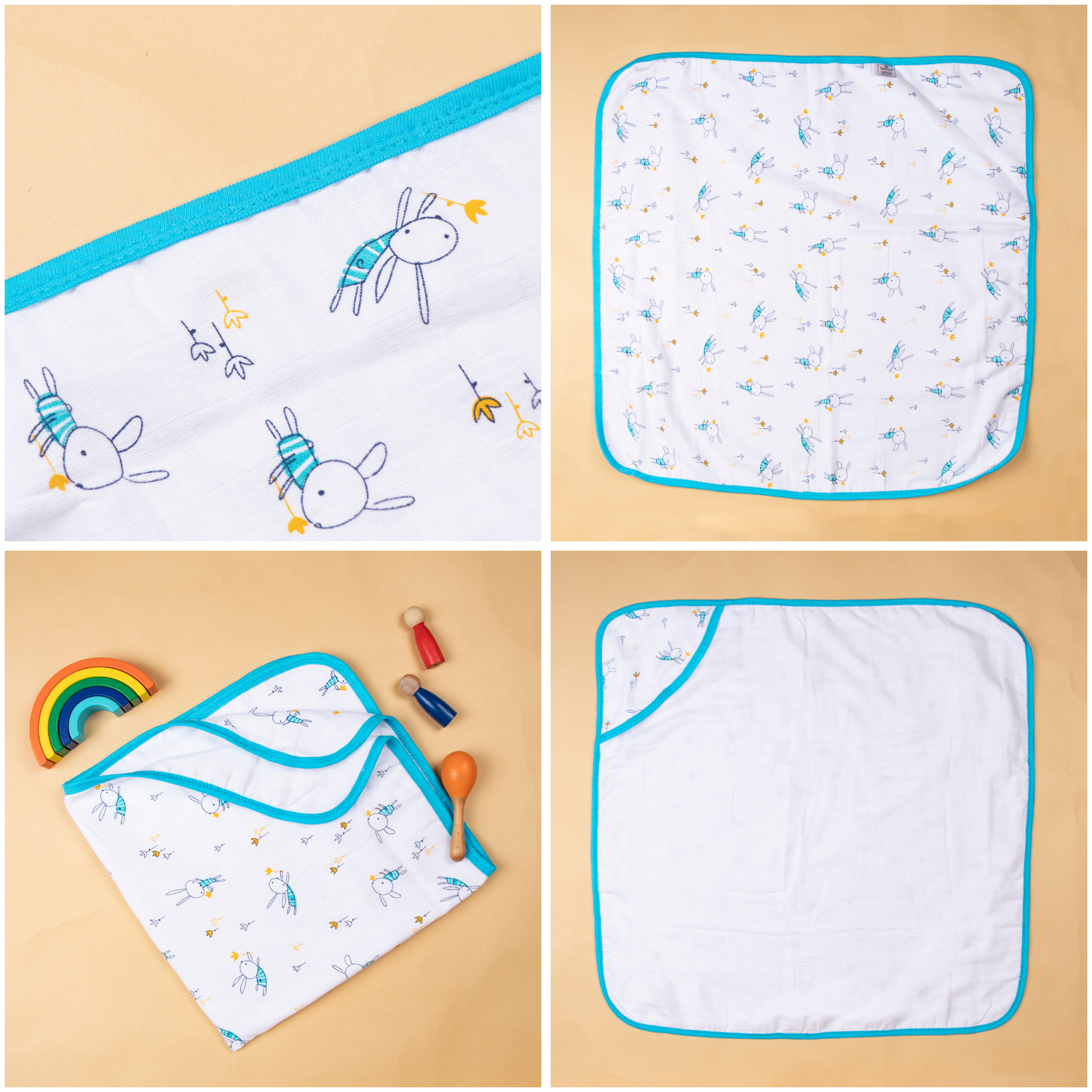 Baby Hooded Towel Muslin