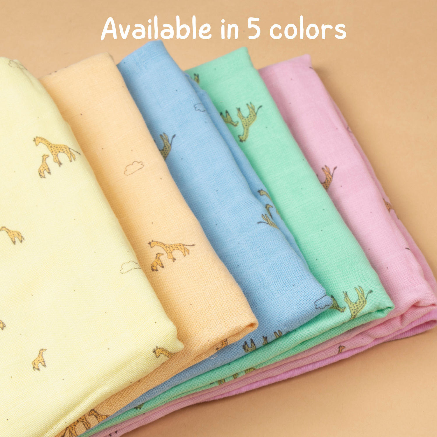 Baby Towel Muslin Colour Printed