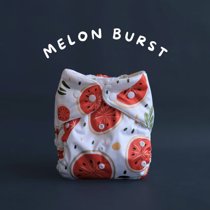 Tinycare Premium Melon Burst All-Night Cloth Diaper