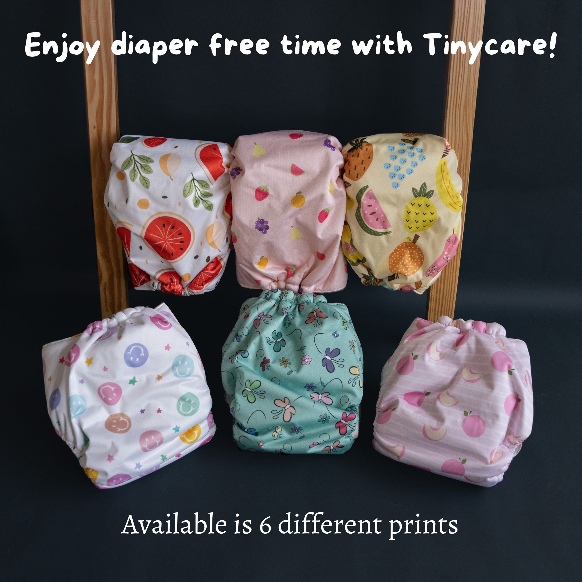Tinycare Premium Peachy Pink All-Night Cloth Diaper