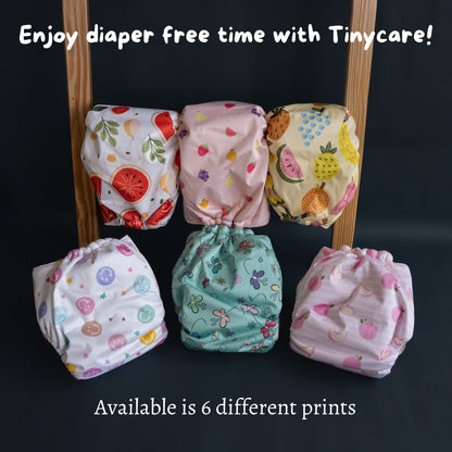 Tinycare Premium Peachy Pink All-Night Cloth Diaper