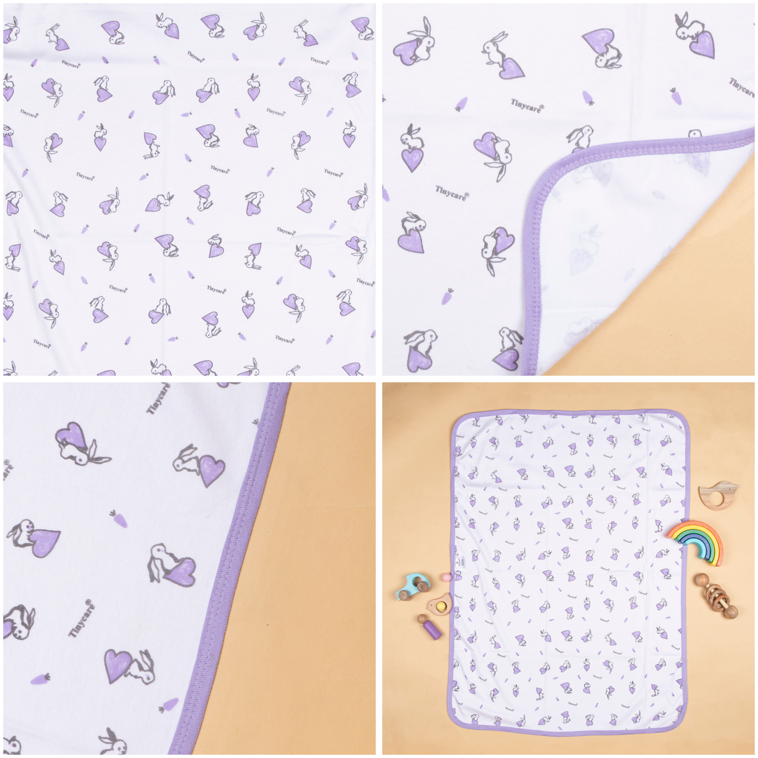 Baby Towel Interlock Printed