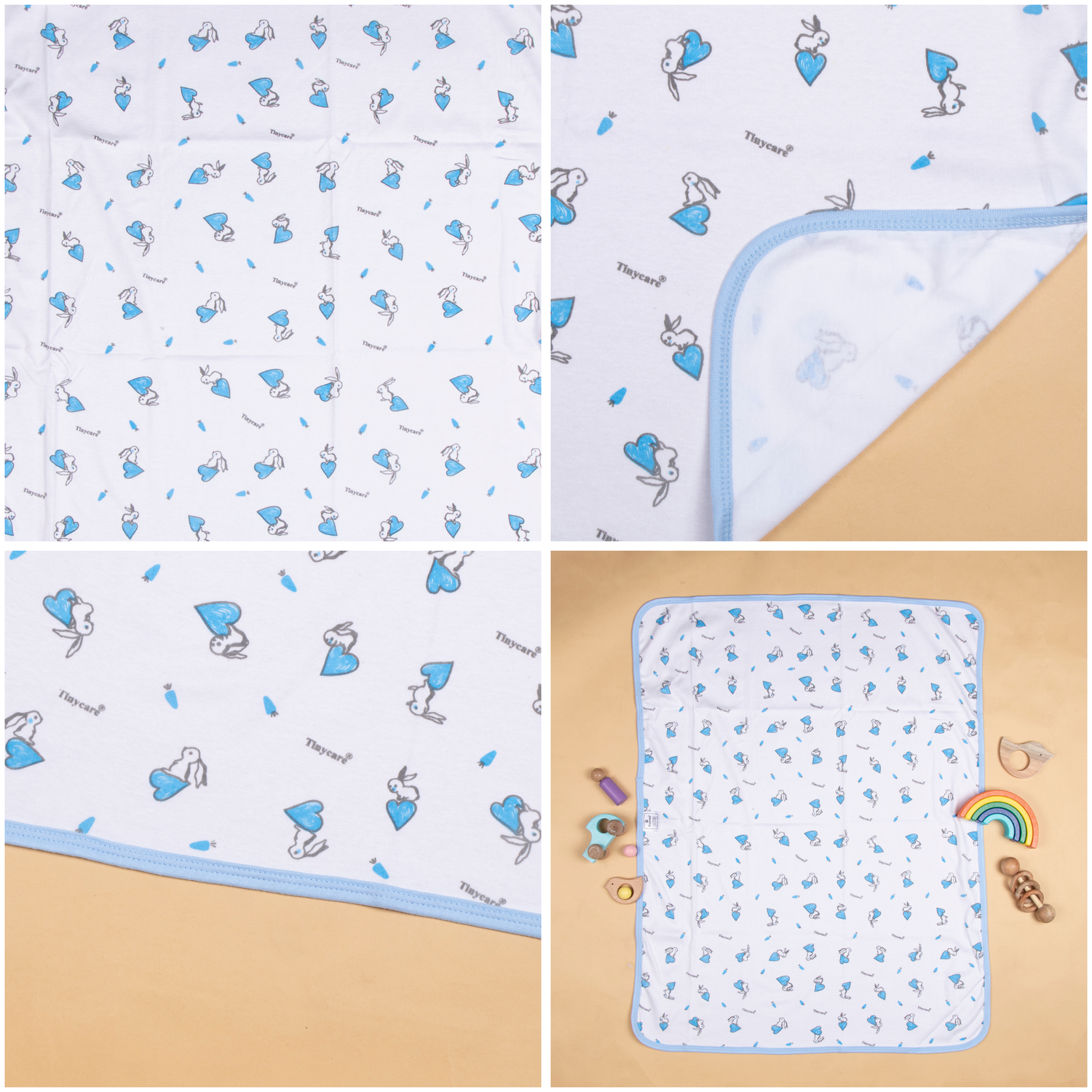 Baby Towel Interlock Printed