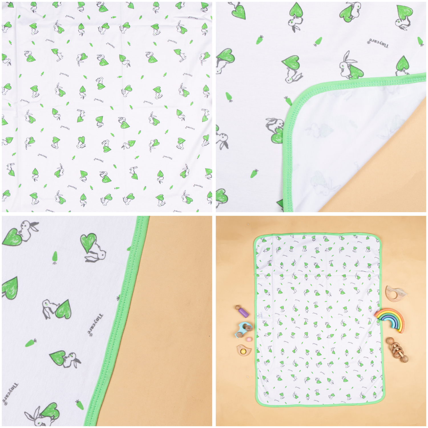 Baby Towel Interlock Printed