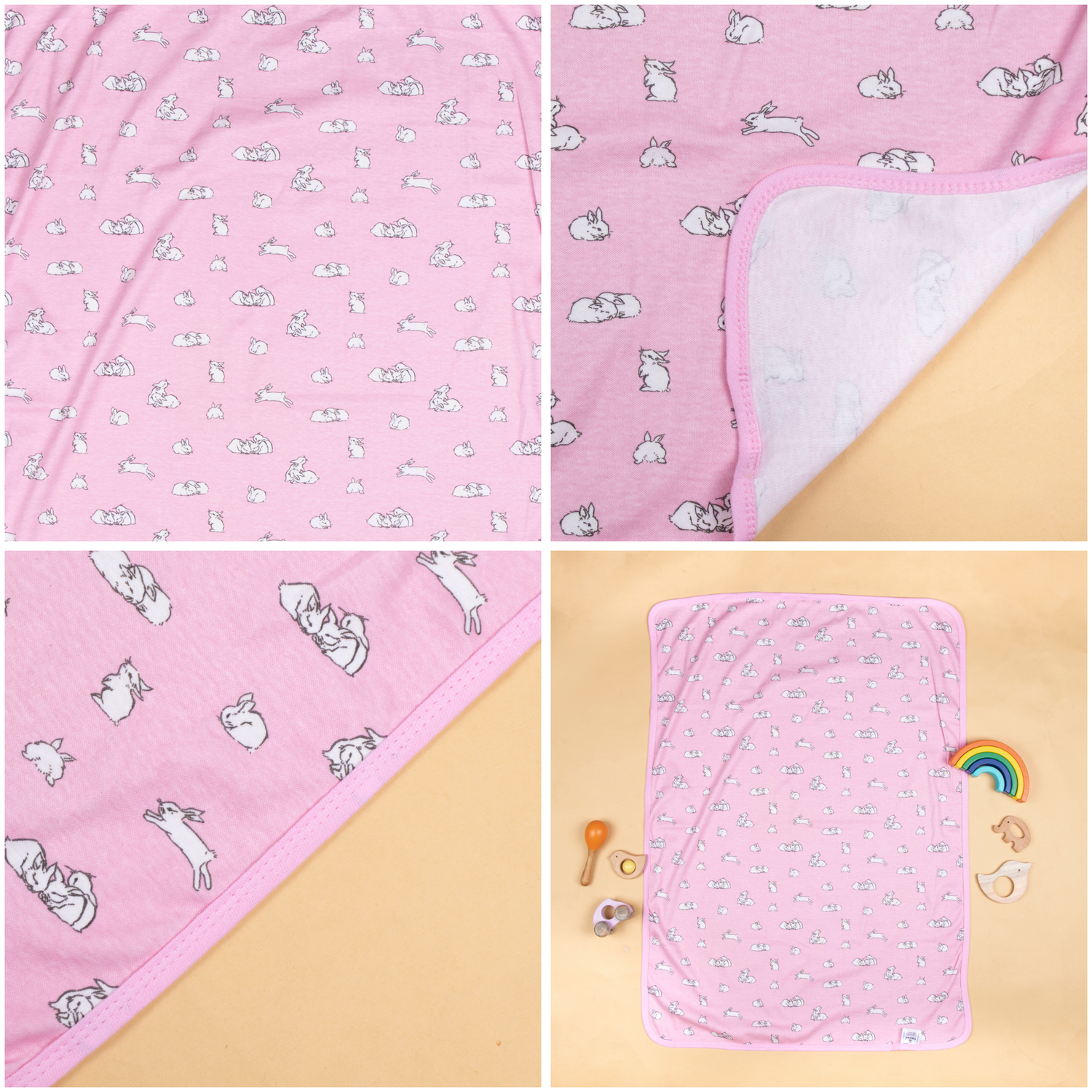 Baby Towel Interlock Printed