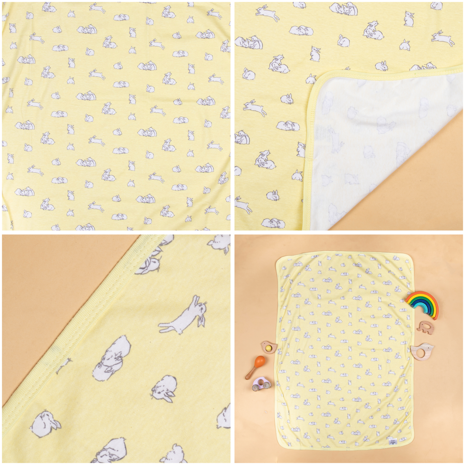 Baby Towel Interlock Printed