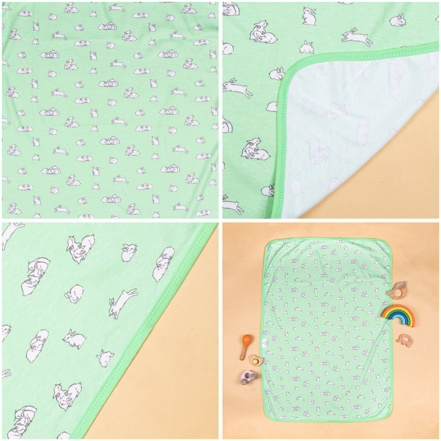 Baby Towel Interlock Printed