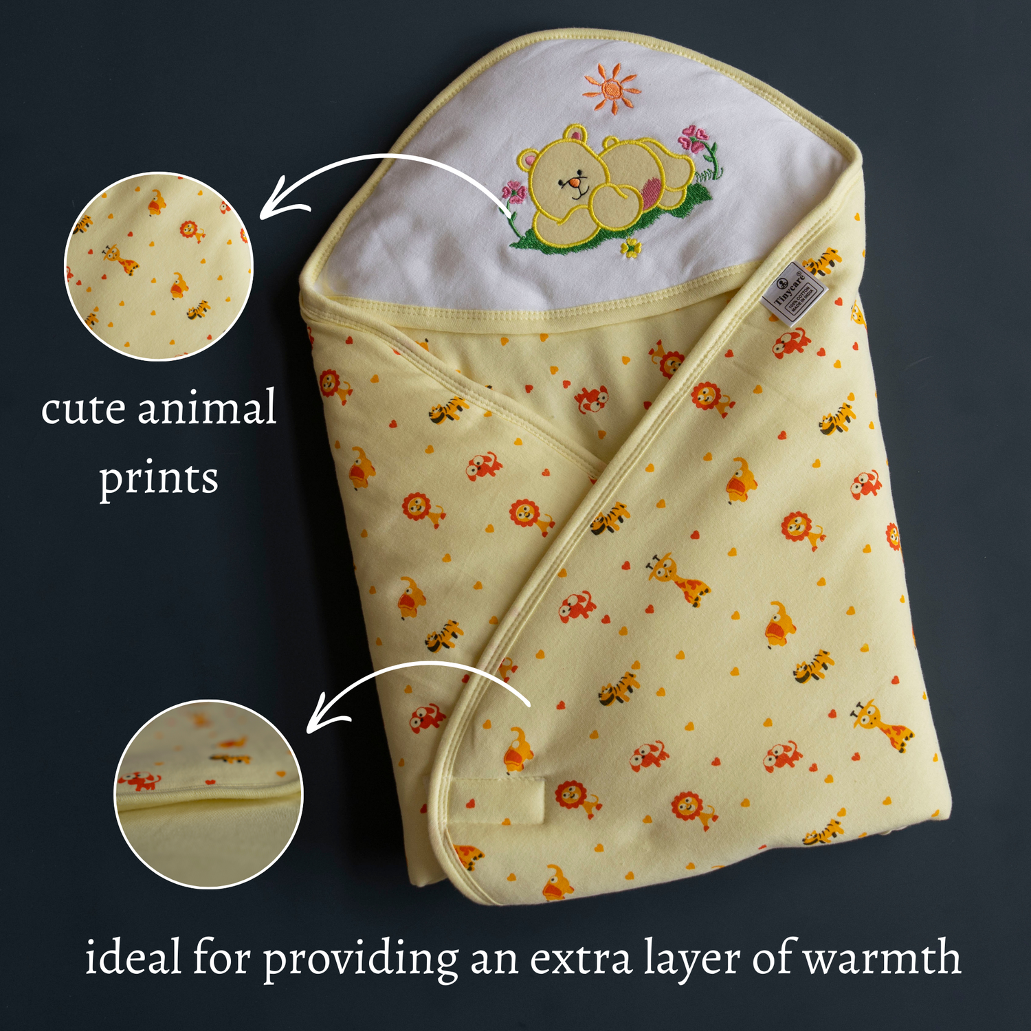 Tinycare All Season Snuggle Fit Baby Wrapper