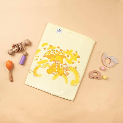 Soft and comfy double terry cloth printed baby towel