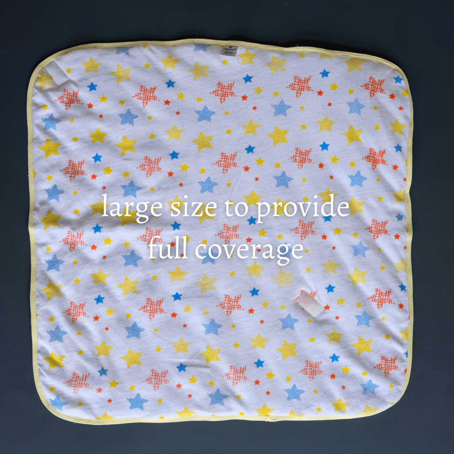 Tinycare Hooded White Star Print Cotton Baby Wrapper