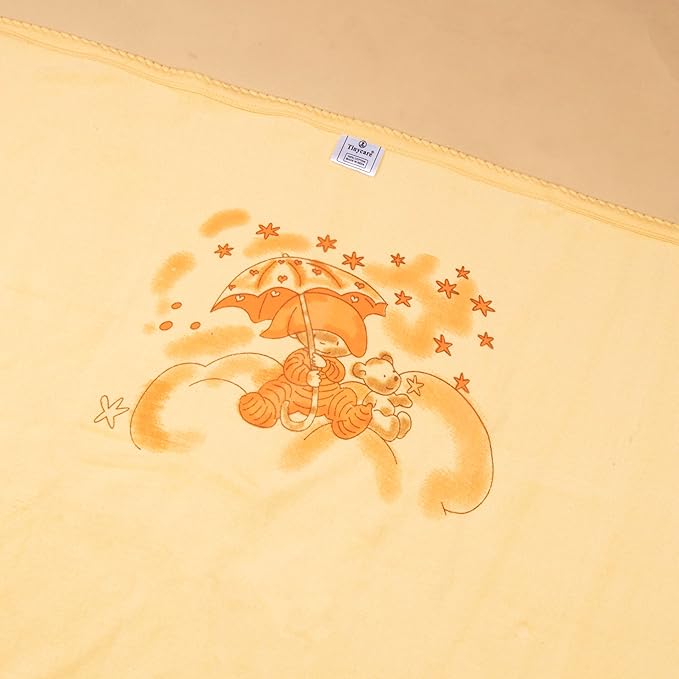 Soft and comfy double terry cloth printed baby towel