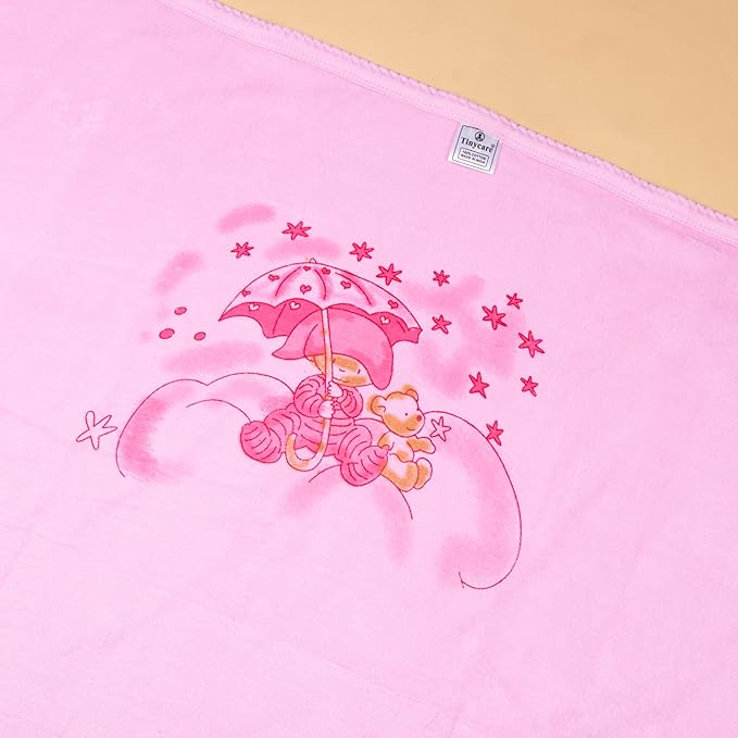 Soft and comfy double terry cloth printed baby towel