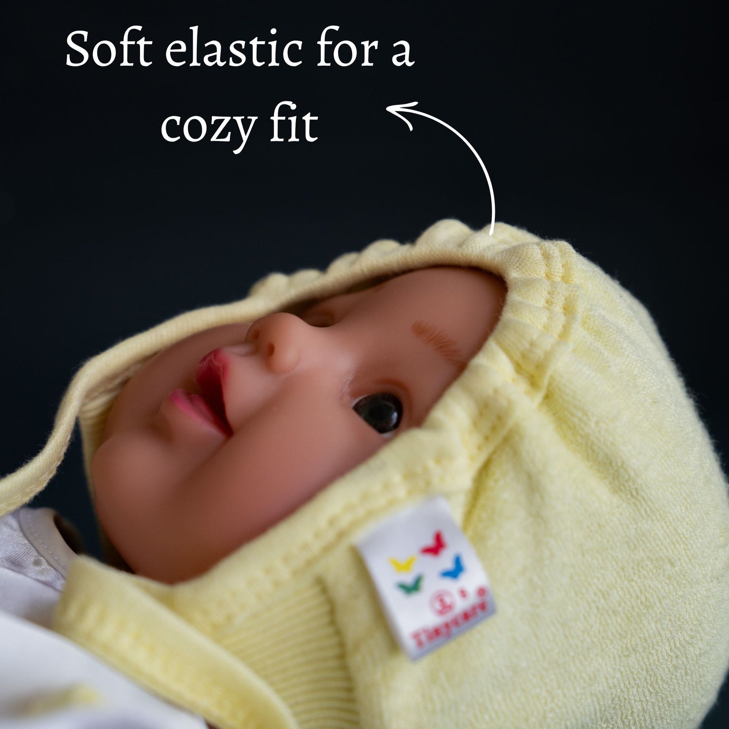 TinyCare Breathable Terry Strawberry Baby Cap (Pack Of 3)