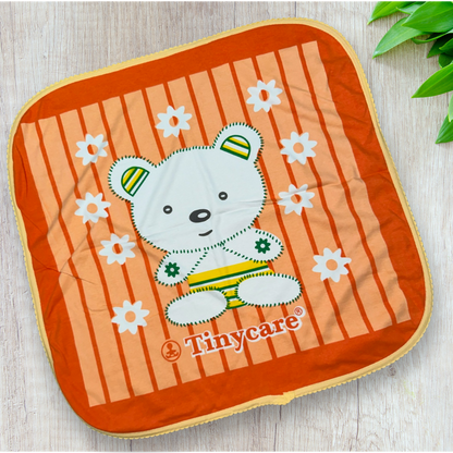 Soft cotton teddy print towel