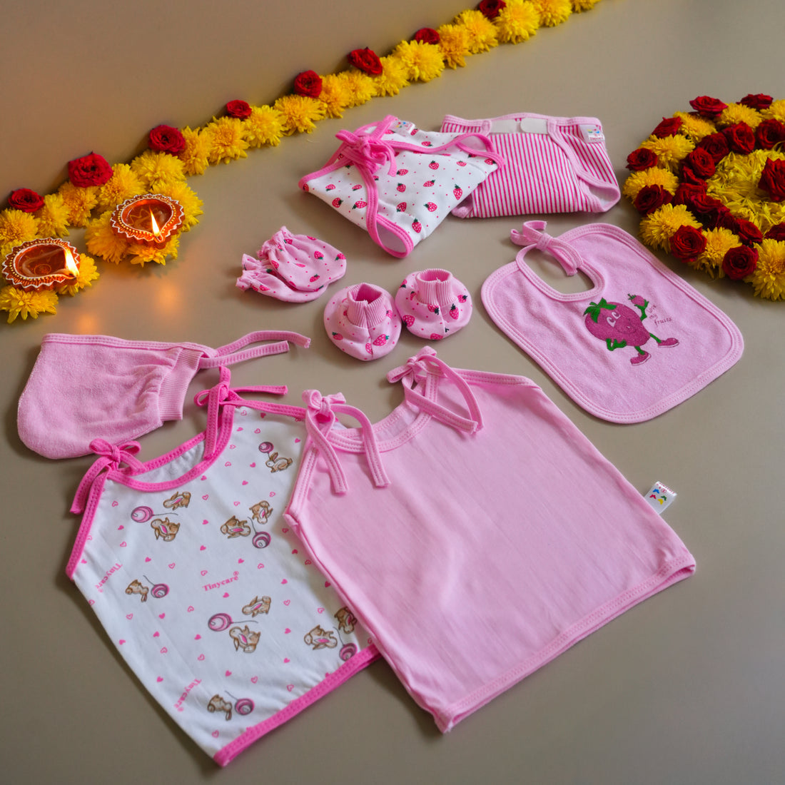 Tinycare Diwali Celebration Pack: 8 Essentials for Your Little Star