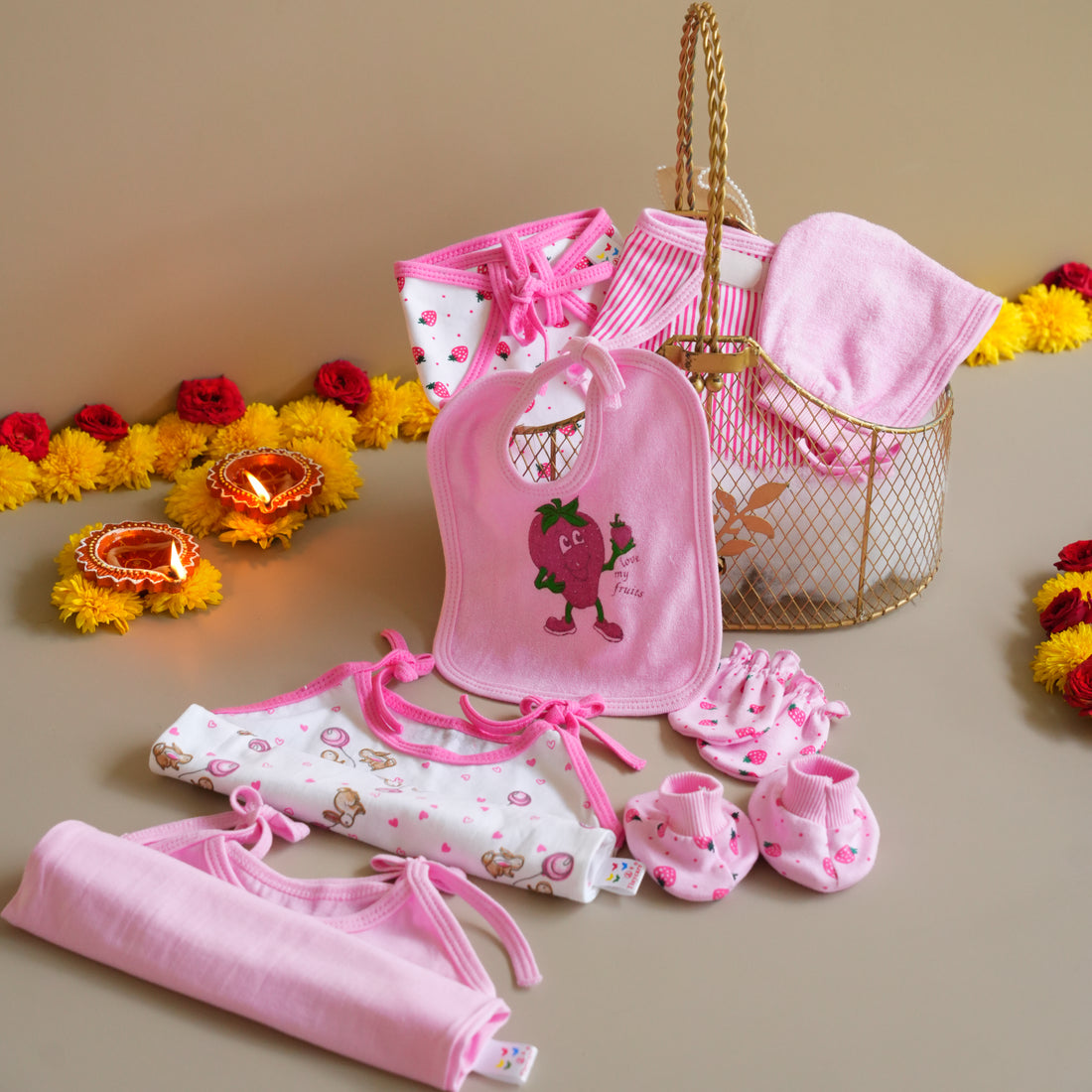 Tinycare Diwali Celebration Pack: 8 Essentials for Your Little Star