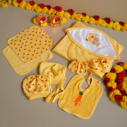 Diwali Special Baby Bundle – Softness &amp; Care by Tinycare ( pack of 8 )