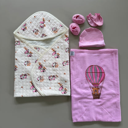 Tinycare Diwali Baby Essentials Gift Combo – Softness &amp; Care for Little Ones