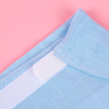 100% Pure Muslin Nappies With Velcro Closure - Pack of 5