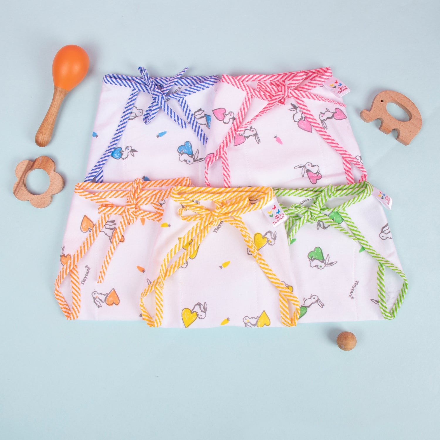 Comfy Cotton Nappies Super Printed - Pack of 5