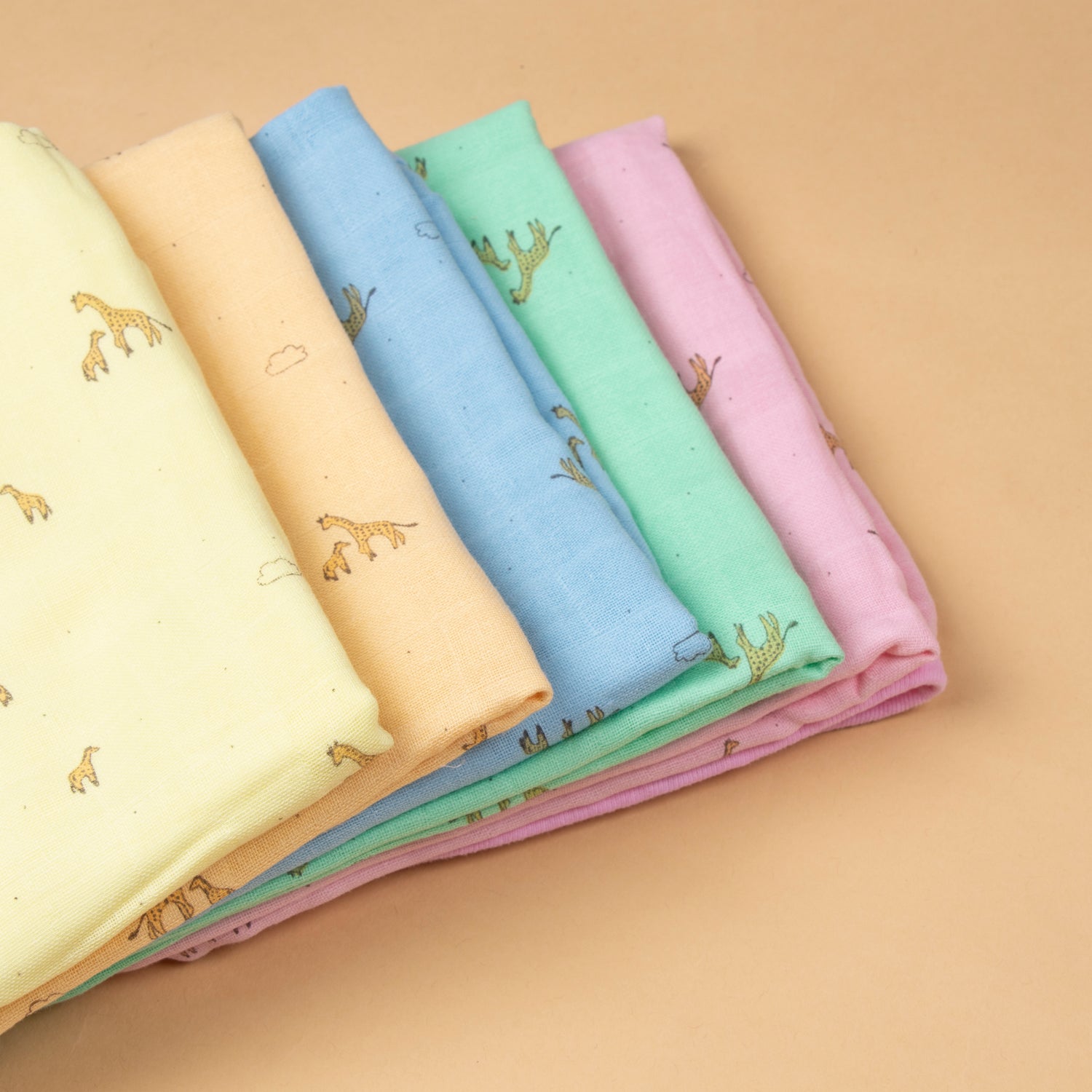 Baby Towel Muslin Colour Printed